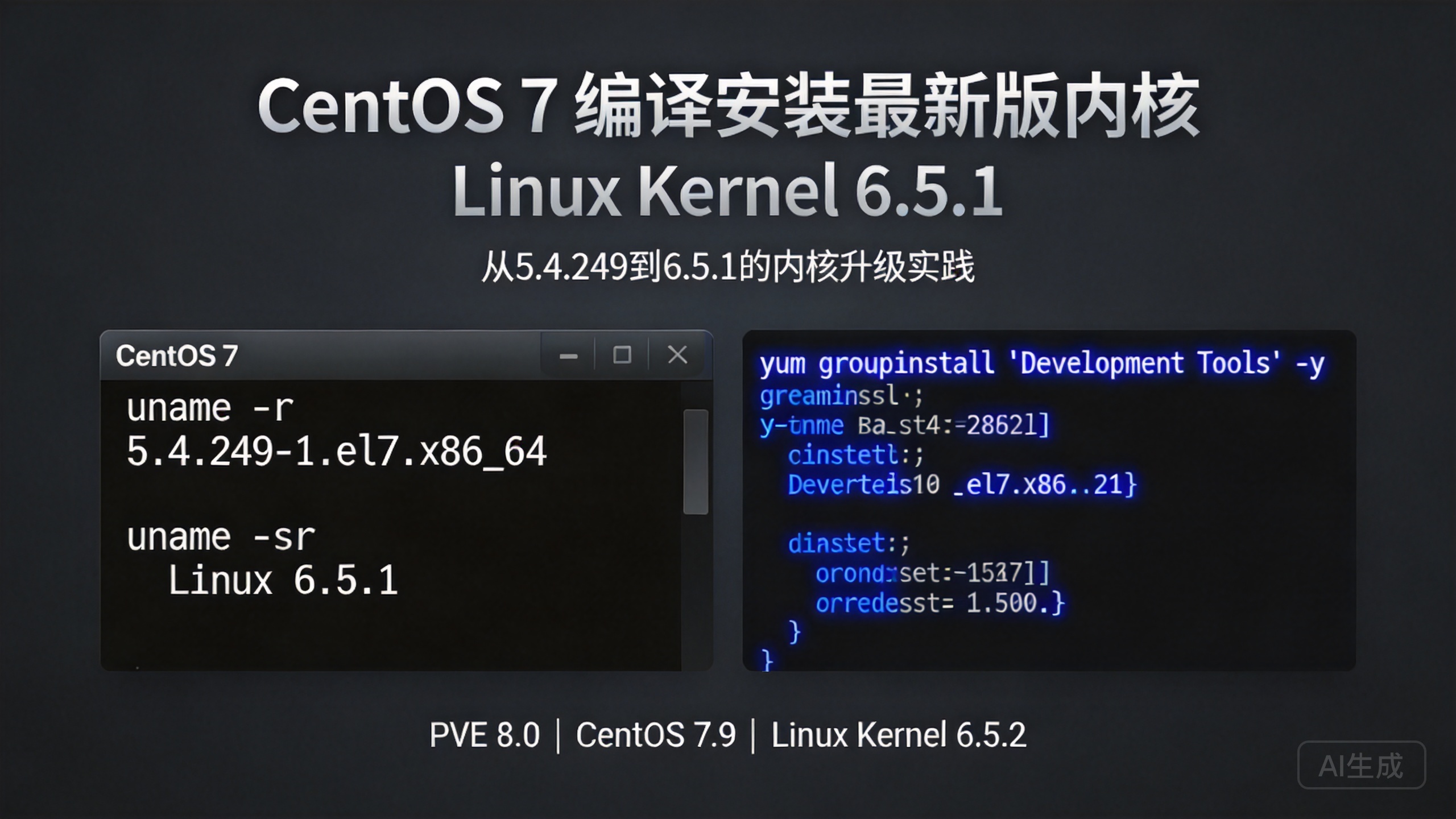 CentOS 7 编译安装最新版内核 Linux Kernel 6.5.1